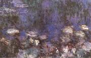 Claude Monet Waterlilies(Green Reflections) (mk09) oil painting